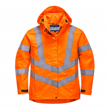 LW70 Ladies Hi-Vis Breathable Jacket Orange Small
