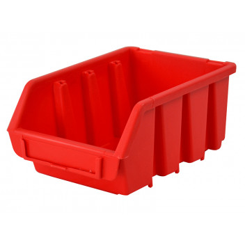 Faithfull Interlocking Storage Bin Size 2L Red 116 x 212 x 75mm