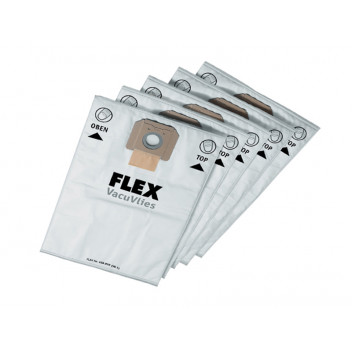 Flex Power Tools Fleece Filter Bags Pack of 5