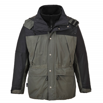 S532 Orkney 3 in 1 Breathable Jacket Grey Small