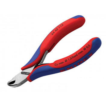 Knipex Electronic Diagonal End Cutting Nippers Short Head 115mm