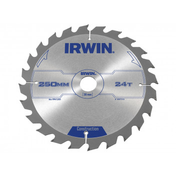 IRWIN General Purpose Table & Mitre Saw Blade 250 x 30mm x 24T ATB