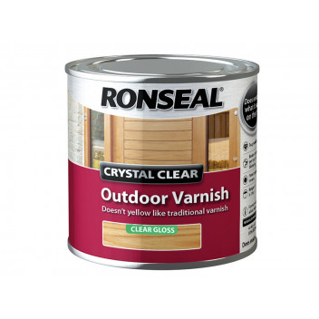 Ronseal Crystal Clear Outdoor Varnish Matt 250ml