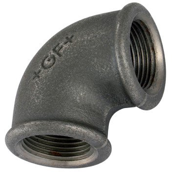 3\" BSPP FEM EQUAL 90? ELBOW BLACK GF90