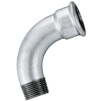 3\" BSPT/BSP MALE/FEM 90 BEND GALVANISED
