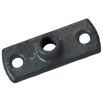 M10 THREADED BACK PLATE BLACK