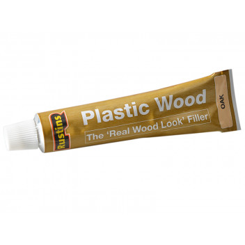Rustins Plastic Wood Tube Oak 20g