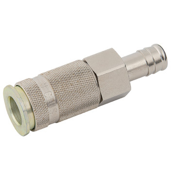 13MM HOSE TAIL COUPLING PLATED
