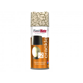 PlastiKote Crackle Touch Spray Heritage Gold Top Coat 400ml