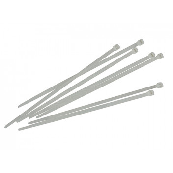 Faithfull Cable Ties White 3.6 x 150mm (Pack 100)