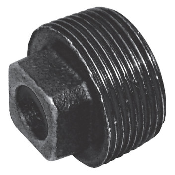 1.1/4\"BSPT MALE SOLID PLUG FIG148 BLACK