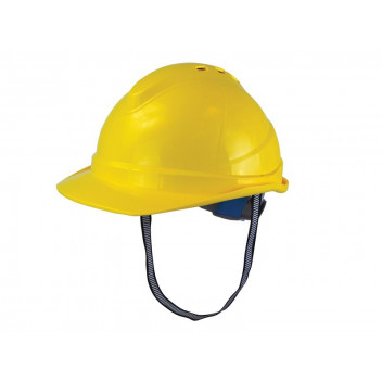 Scan Deluxe Safety Helmet Yellow