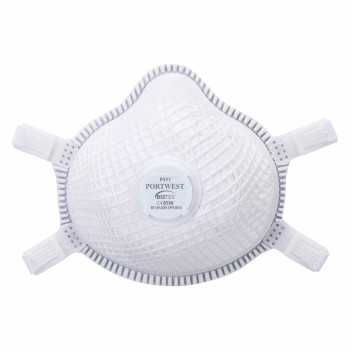 P371 ERGONET FFP3 Valved Dolomite Respirator White