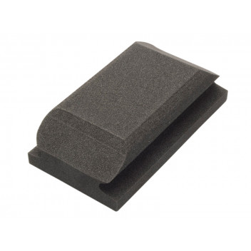 Flexipads World Class Hand Sanding Block Shaped Black 70 x 125mm