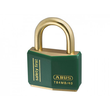 ABUS Mechanical T84MB/40mm Green Rustproof Padlock