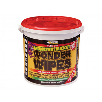 Everbuild Monster Wonder Wipes (Tub 500)