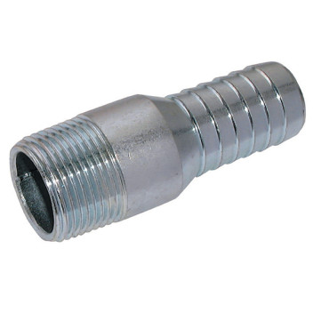 3\" BSPT STEEL COMBI NIPPLE PLATED