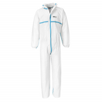 ST60 BizTex Microporous Coverall Type 4/5/6  White Large