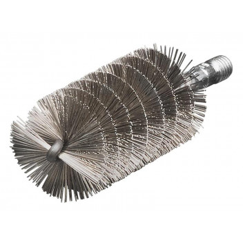 Lessmann Threaded Tube Brush 30mm Stainless Steel Wire