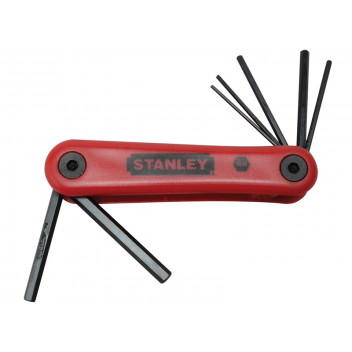 Stanley Tools Folding Hexagon Key Set of 7 Metric (1.5-6mm)
