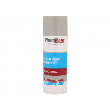 PlastiKote Trade Cold Zinc Spray Primer 400ml