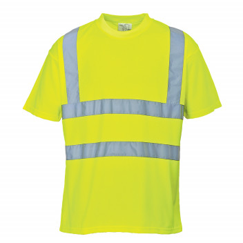 S478 Hi-Vis T-Shirt Yellow Medium