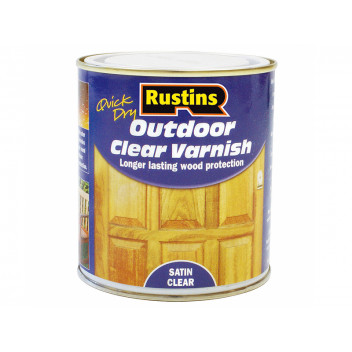 Rustins Exterior Varnish Satin 1 litre