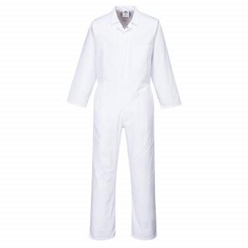2201 Food Coverall White Large