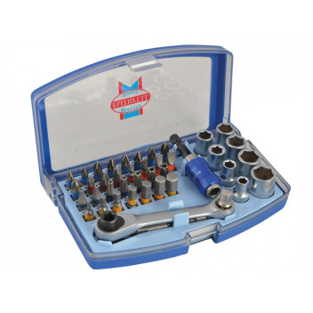 Faithfull Screwdriver Bit & Socket Set, 42 Piece