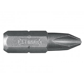 Stanley Tools Phillips Bits PH2 x 25mm (Pack 3)