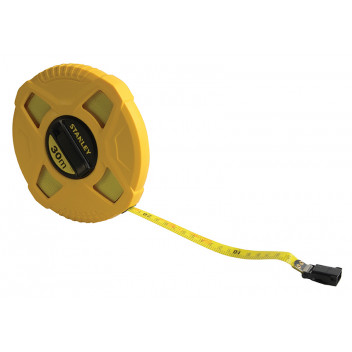 Stanley Tools Closed Case Fibreglass Long Tape 30m (Width 13mm)