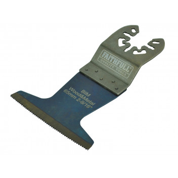 Faithfull Premium Arc Cut Wood & Metal Bi-Metal Blade 65mm