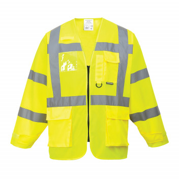S475 Hi-Vis Executive Jacket Yellow Large