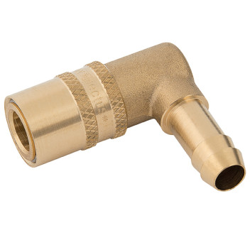 3/8\'HT COUPLING VITON 90o BARB