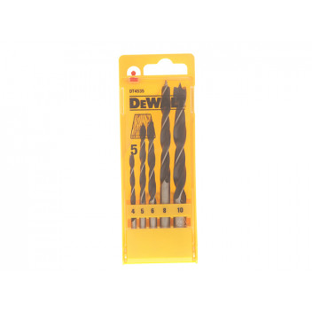 DEWALT Brad Point Drill Bit Set, 5 Piece