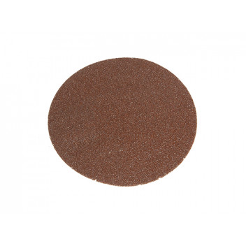 Faithfull Hook & Loop Plain Sanding Disc 125mm Assorted (Pack 5)