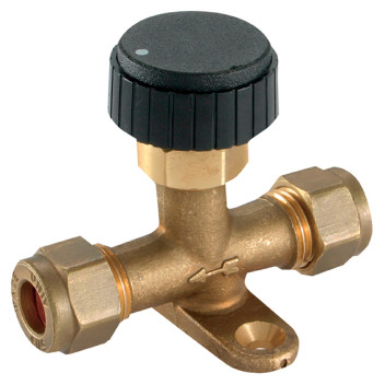 1/4\" OD Foot Mount Needle Valve