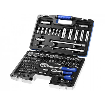 Expert Socket & Accessory Set of 98 Metric 1/4 & 1/2in Drive