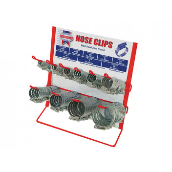 Faithfull Hoseclip Display C/W Stock 100Pc