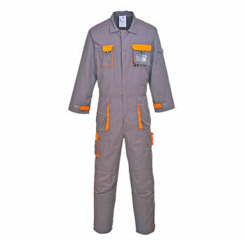 TX15 Portwest Texo Contrast Coverall Grey Small