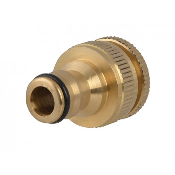 Faithfull Brass Dual Tap Connector 12.5-19mm (1/2 - 3/4in)