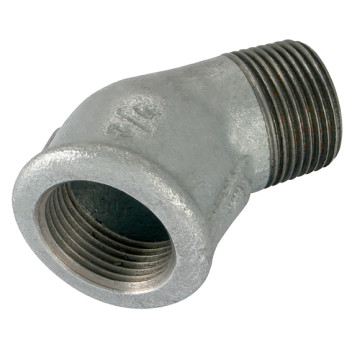 2.1/2\"BSP/T M/FEM 45? ELBOW GALVANISED GF121G