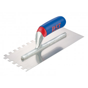 R.S.T. Notched Trowel Square 6mm Soft Touch Handle 11 x 4.1/2in