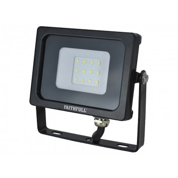 Faithfull Power Plus SMD LED Wall Mounted Floodlight 10W 800 Lumen 240V