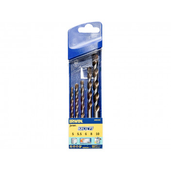 IRWIN Cordless Multi-Purpose Drill Bit Set 5 Piece 5-10mm