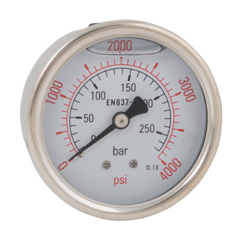 1/4\" BSP Pressure Gauge Glycerine Filled