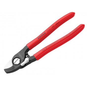 Knipex Cable Shears with Return Spring PVC Grip 160mm (6.1/4in)