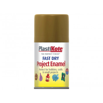 PlastiKote Fast Dry Enamel Aerosol Antique Gold 100ml