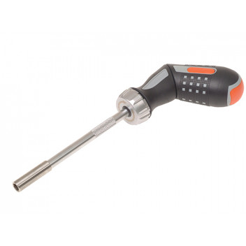 Bahco 808050P Pistol Ratchet Screwdriver & 6 Bits