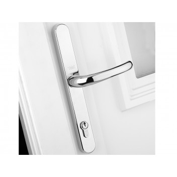 Yale Locks Retro Door Handle PVCu Polished Chrome Finish